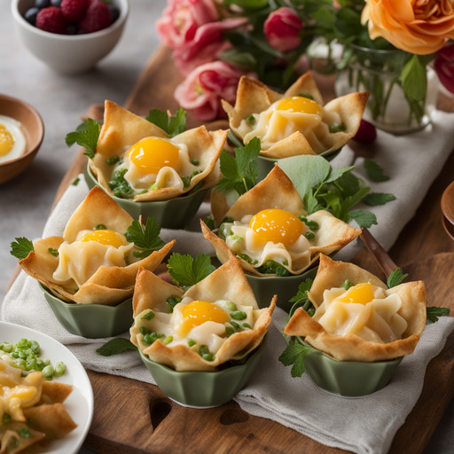 Wonton-Frühstücksbecher