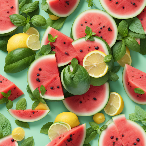 Wassermelonen-Basilikum-Limonade