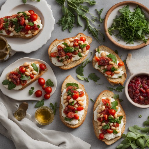 Weißbohnen-Bruschetta