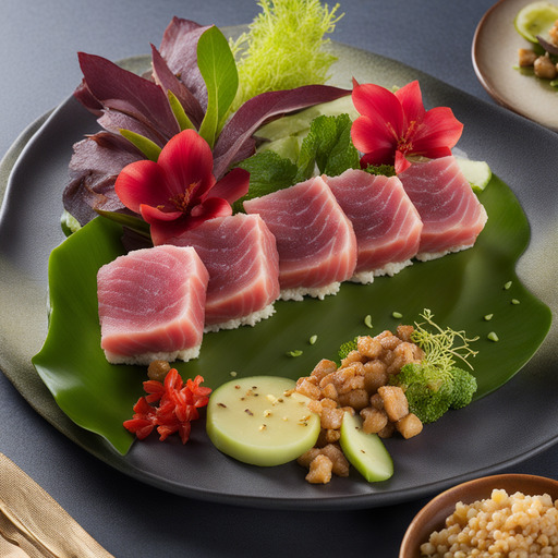 Wasabi-gebratener Thunfisch
