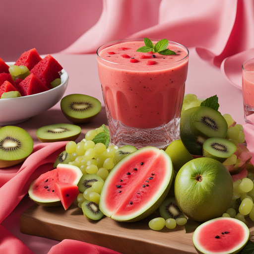 Wassermelonen-Kiwi-Smoothie