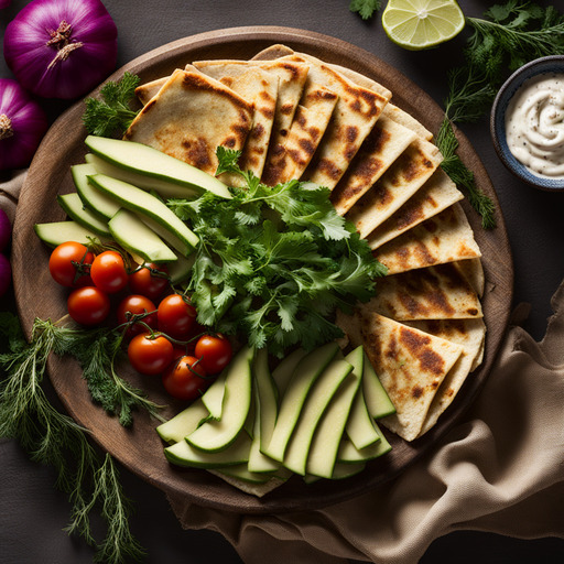 Winter Gemüse Quesadillas