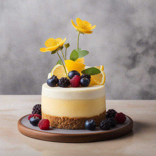 Yuzu-Käsekuchen