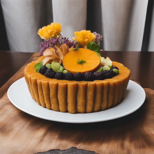 Yam und Plantain Pie