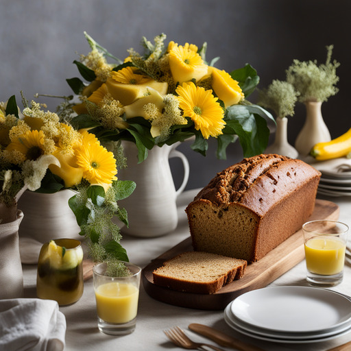 Gelbes Zucchinibrot