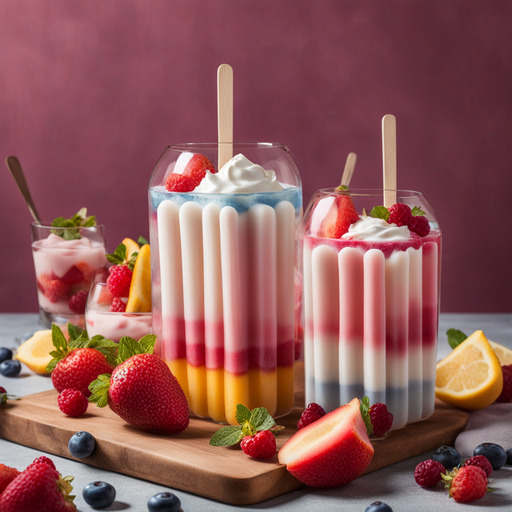 Joghurt-Eis am Stiel
