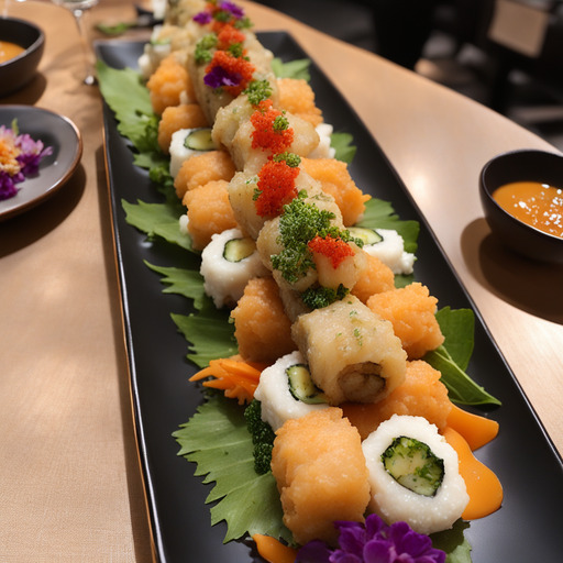 Yam Tempura Rolle