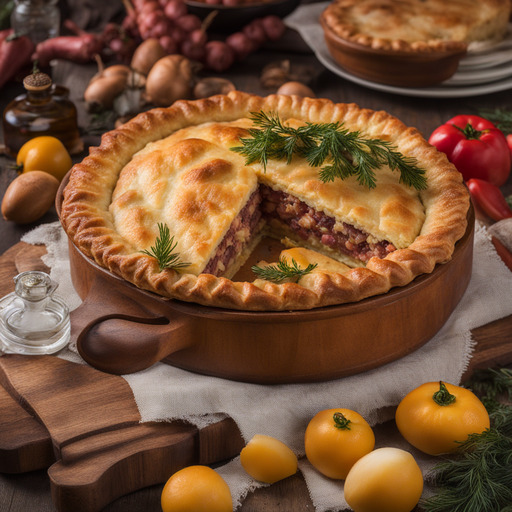 Zelnik (Bosnische Fleischpastete)