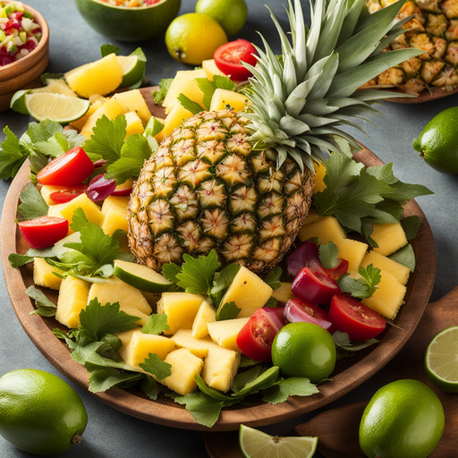 Pikanter Ananas-Salsa