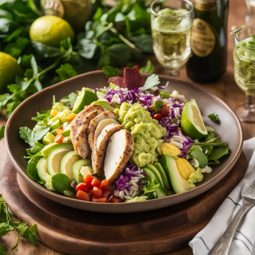 Pikanter Avocado-Hühnersalat
