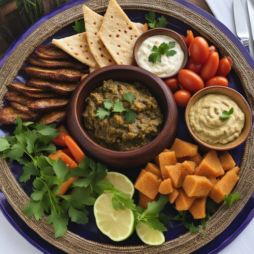 Zaalouk (marokkanische Auberginen-Dip)