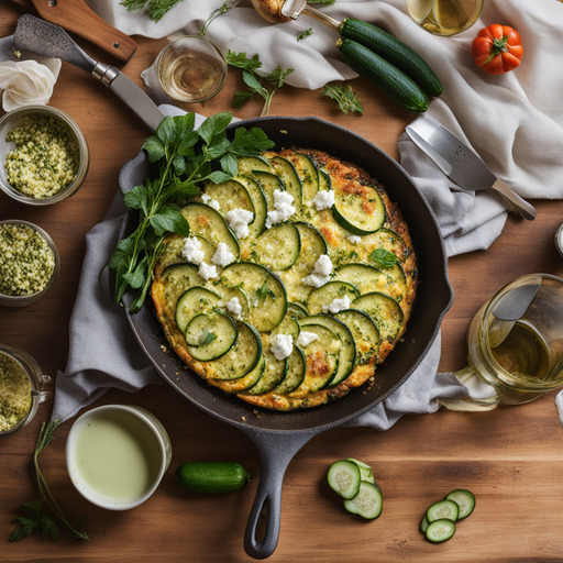 Zucchini-Feta-Frittata