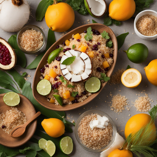 Kokosnuss-Quinoa mit Pep